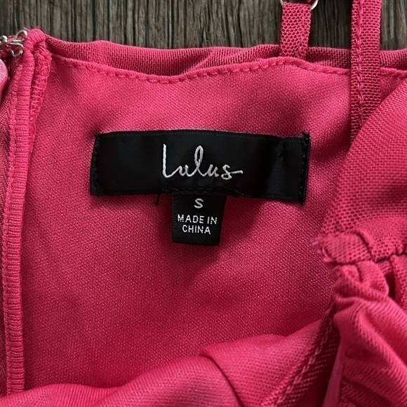 Lulus Here and Wow Hot Pink Ruched Bodycon Mini Dress - Picture 9 of 12
